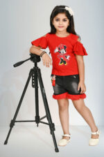 Girls Mickey mouse top and shorts