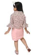 Girls animal printed dress set