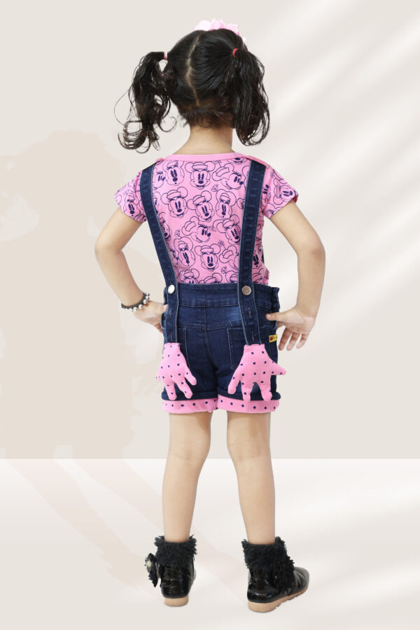 Girls Mickey mouse dungaree