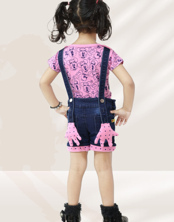 Girls Mickey mouse dungaree