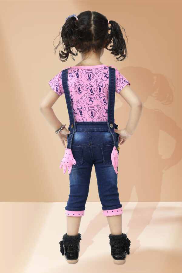 Girls Mickey mouse dungaree