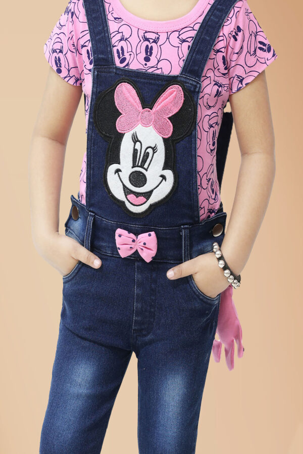 Girls Mickey mouse dungaree