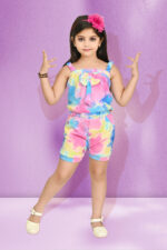 Girls tie dye jumpsuit