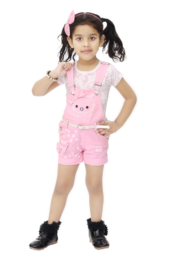 Pink Hello kitty dungaree