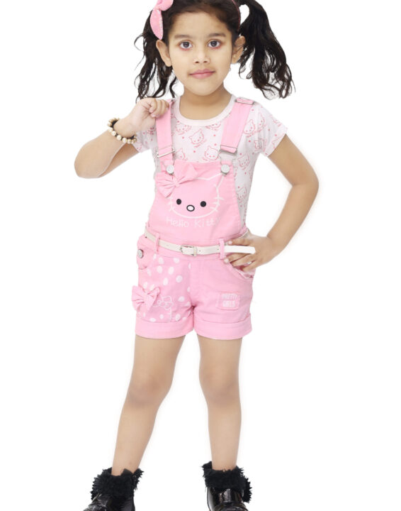 Pink Hello kitty dungaree