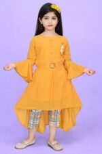 Girls long top dress set