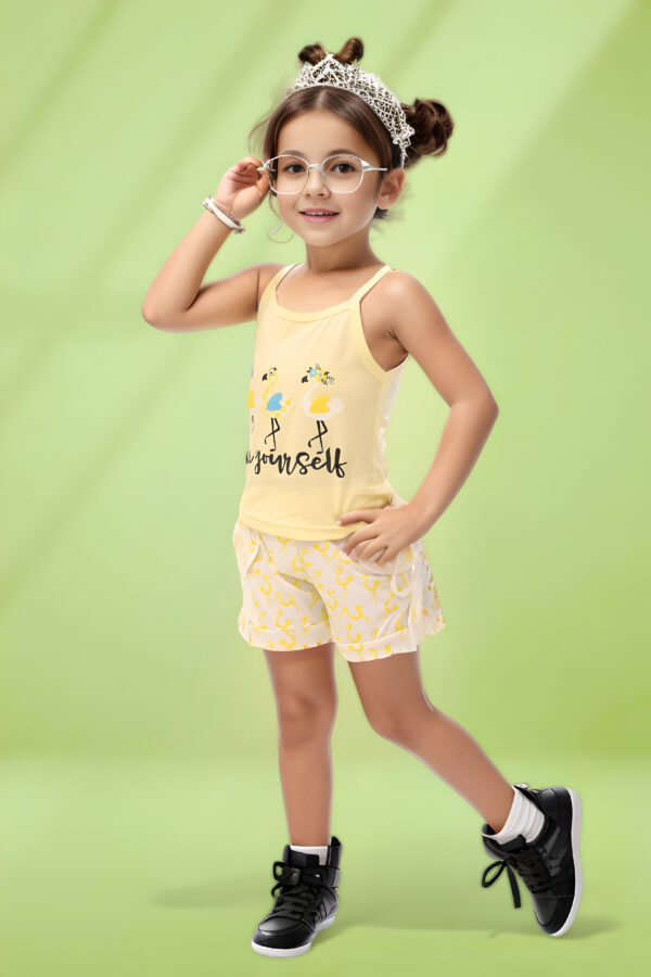 Girls Herons print summer dress