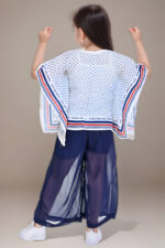 Girls poncho top and palazzo