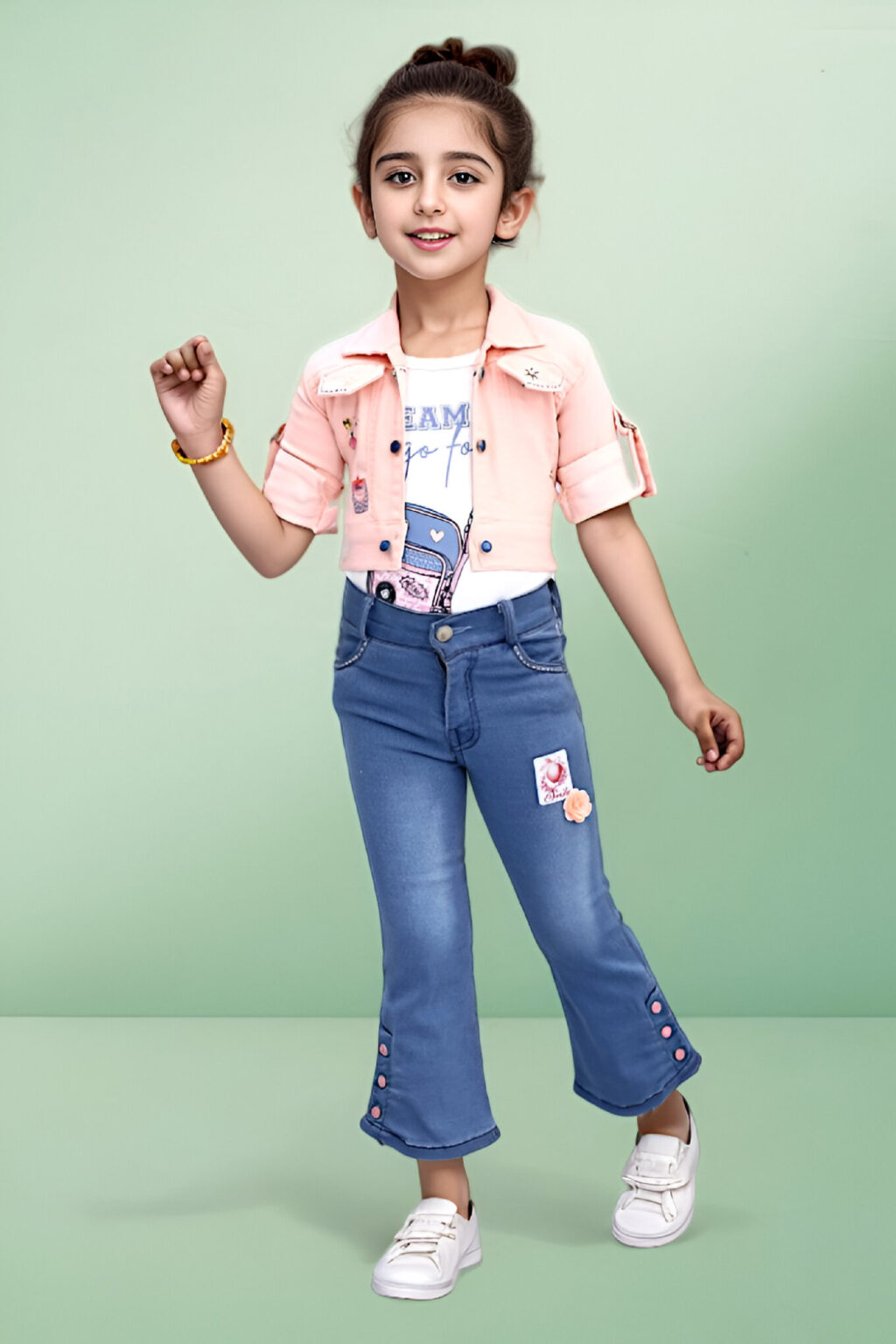 Girls denim dress set Wish And Choice Buy online at best price in India